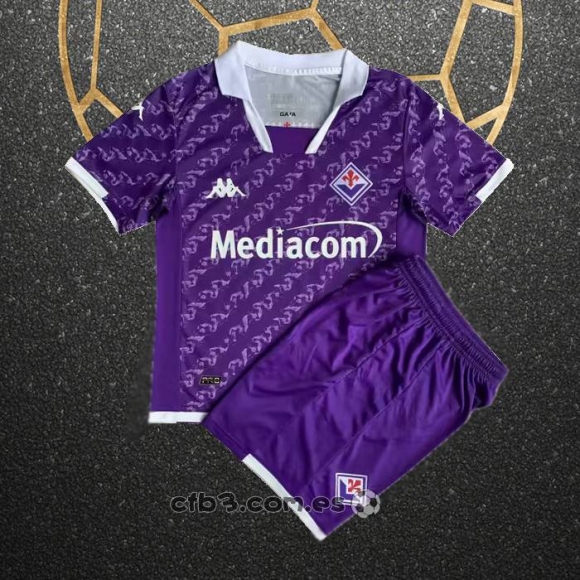 Camiseta Fiorentina Primera Nino 23-24