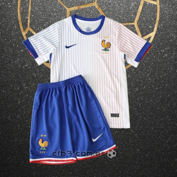 Camiseta Francia Segunda Nino 2024