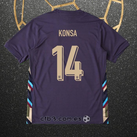 Camiseta Inglaterra Jugador Konsa Segunda 2024