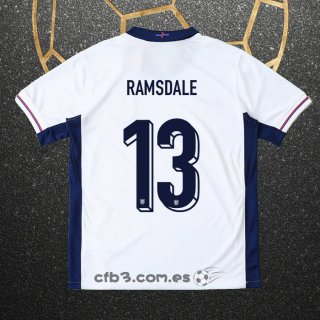 Camiseta Inglaterra Jugador Ramsdale Primera 2024