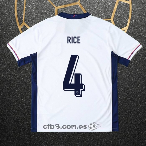 Camiseta Inglaterra Jugador Rice Primera 2024