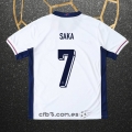 Camiseta Inglaterra Jugador Saka Primera 2024