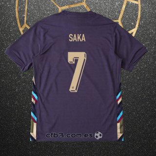 Camiseta Inglaterra Jugador Saka Segunda 2024
