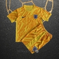 Camiseta Inglaterra Portero Nino 2024 Amarillo