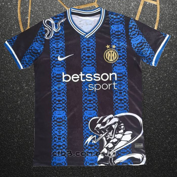 Tailandia Camiseta Inter Milan Special 24-25 Azul Negro