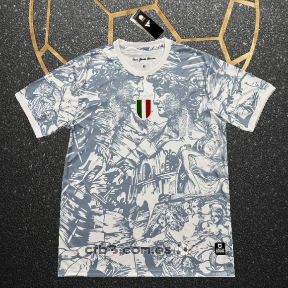 Camiseta de Entrenamiento Italia 2024-25 Blanco