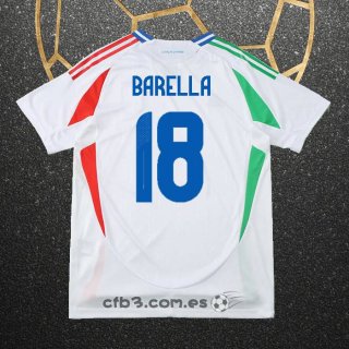 Camiseta Italia Jugador Barella Segunda 24-25