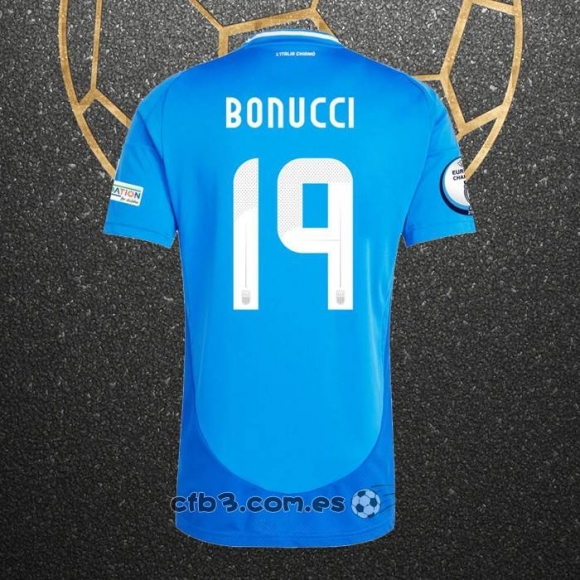 Camiseta Italia Jugador Bonucci Primera 24-25
