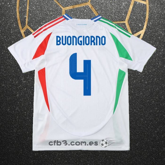 Camiseta Italia Jugador Buongiorno Segunda 24-25