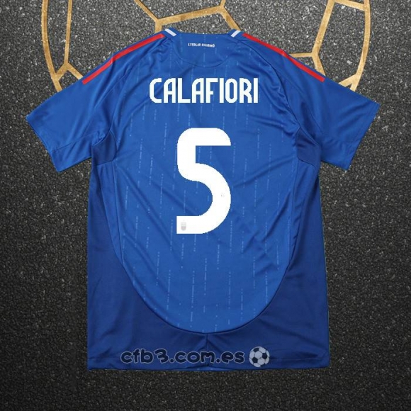 Camiseta Italia Jugador Calafiori Primera 24-25