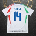 Camiseta Italia Jugador Chiesa Segunda 24-25
