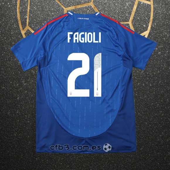 Camiseta Italia Jugador Fagioli Primera 24-25