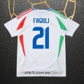 Camiseta Italia Jugador Fagioli Segunda 24-25