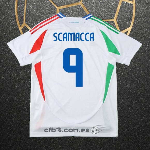 Camiseta Italia Jugador Scamacca Segunda 24-25