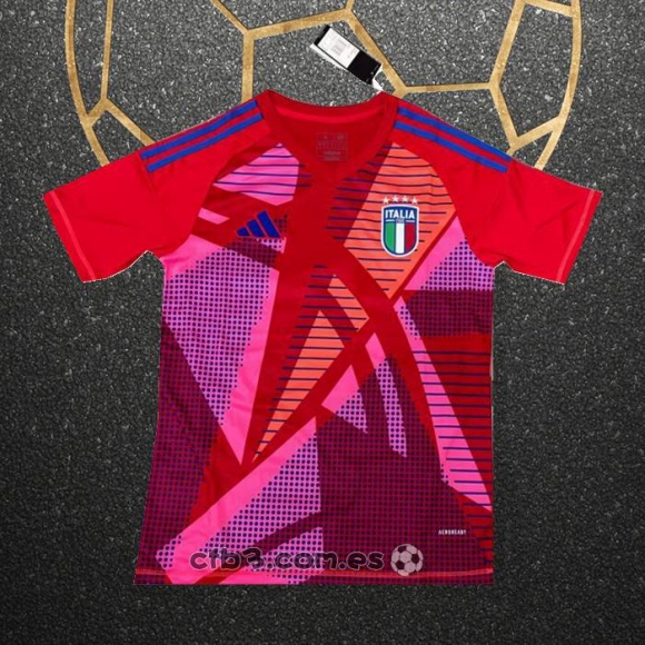 Camiseta Italia Portero 24-25 Rojo