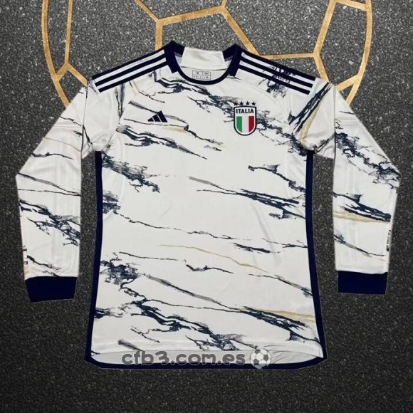 Camiseta Italia Segunda Manga Larga 23-24