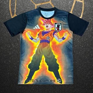 Tailandia Camiseta Japon Anime Dragon Ball 24-25 Negro