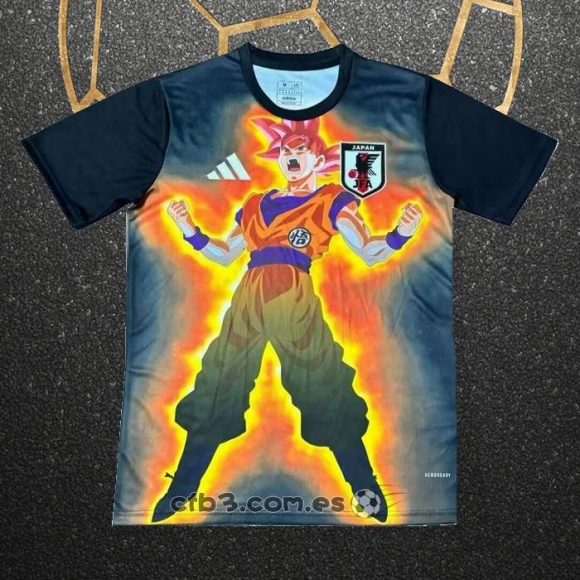 Tailandia Camiseta Japon Anime Dragon Ball 24-25 Negro