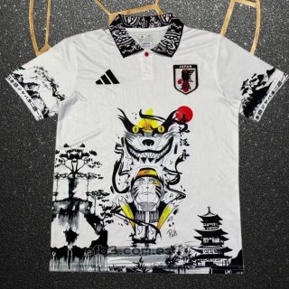 Tailandia Camiseta Japon Naruto 24-25 Blanco