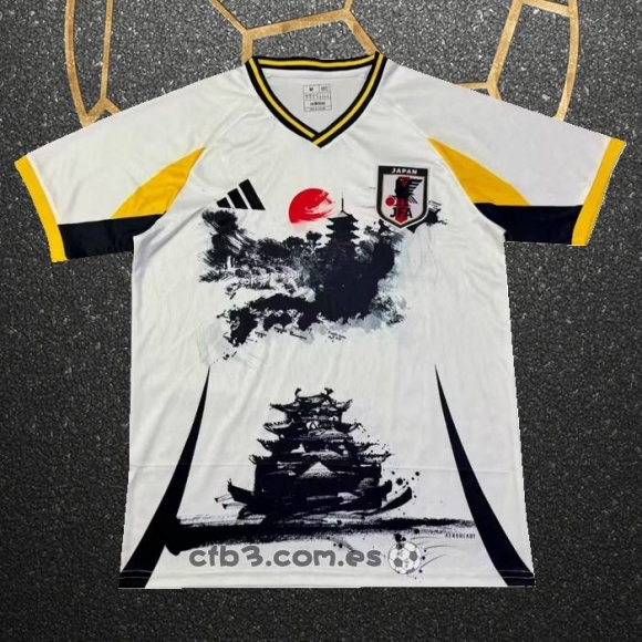 Tailandia Camiseta Japon Special 24-25 Blanco Amarillo