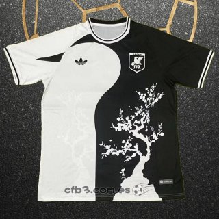 Tailandia Camiseta Japon Special 24-25 Negro y Blanco