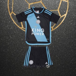 Camiseta Leicester City Segunda Nino 23-24