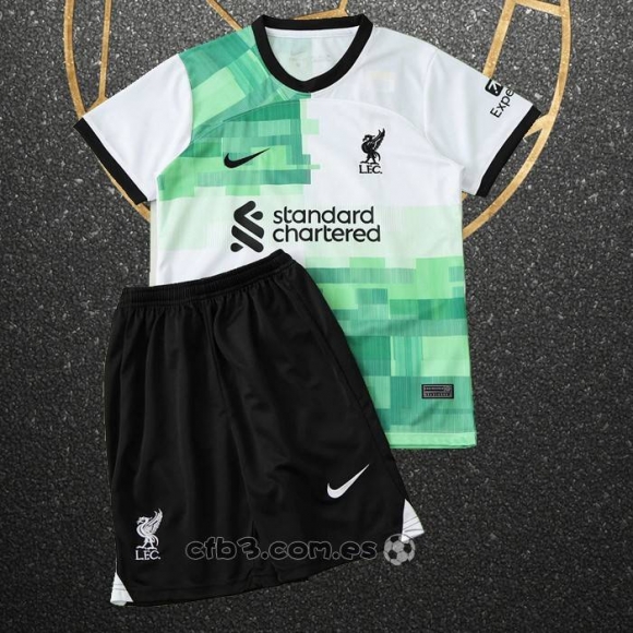 Camiseta Liverpool Segunda Nino 23-24