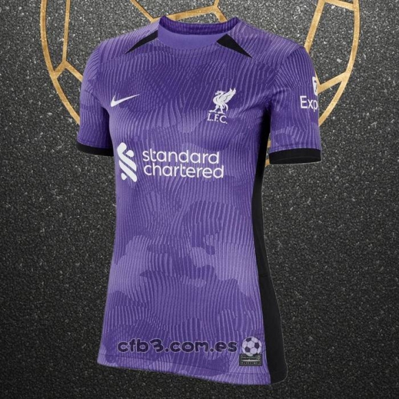 Camiseta Liverpool Tercera Mujer 23-24