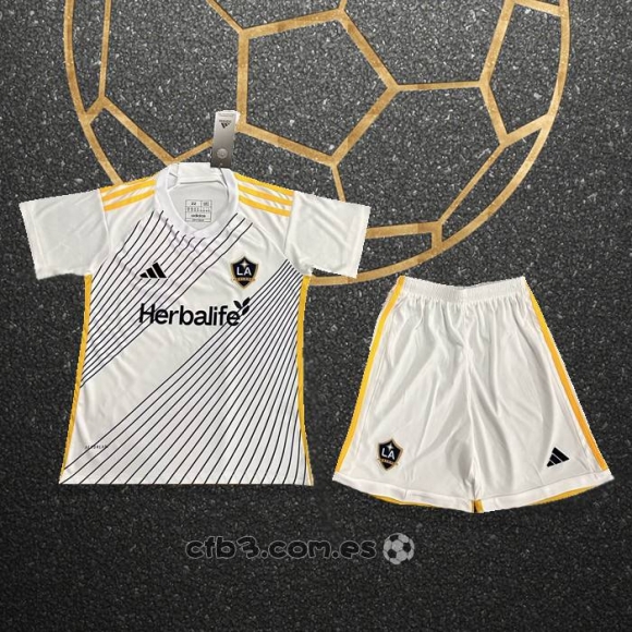 Camiseta Los Angeles Galaxy Primera Nino 24-25