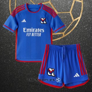 Camiseta Lyon Segunda Nino 23-24