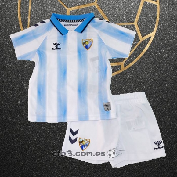 Camiseta Malaga Primera Nino 23-24