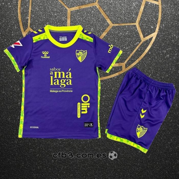 Camiseta Malaga Segunda Nino 24-25