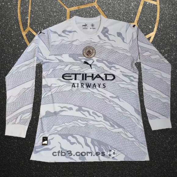 Camiseta Manchester City Chinese New Year Manga Larga 23-24