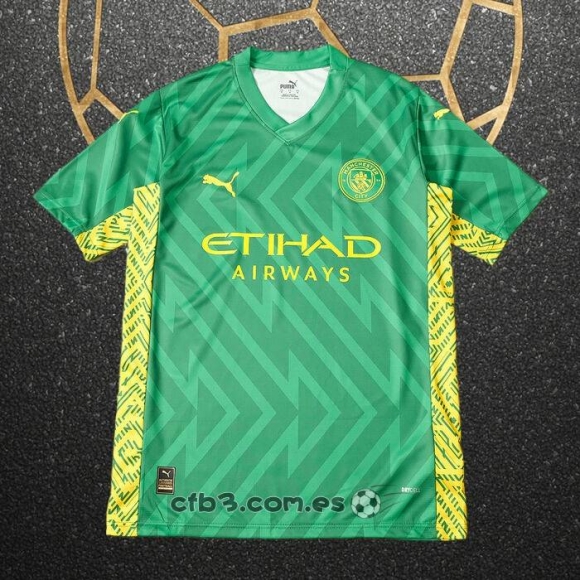 Camiseta Manchester City Portero 23-24 Verde