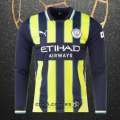 Camiseta Manchester City Segunda Manga Larga 24-25