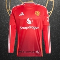 Camiseta Manchester United Primera Manga Larga 24-25