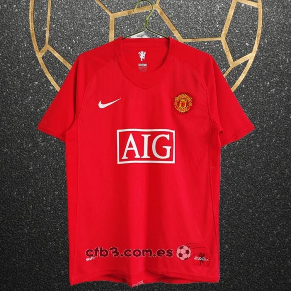 Camiseta Manchester United Primera Retro 2007-2008