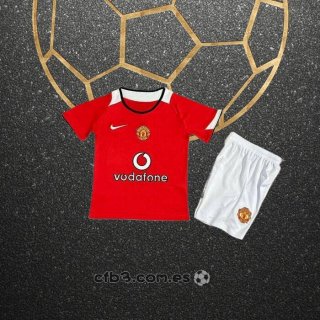 Retro Camiseta Manchester United Primera Nino 2004-2006