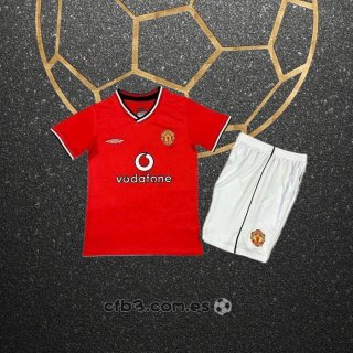 Retro Camiseta Manchester United Primera Nino 2012-2013