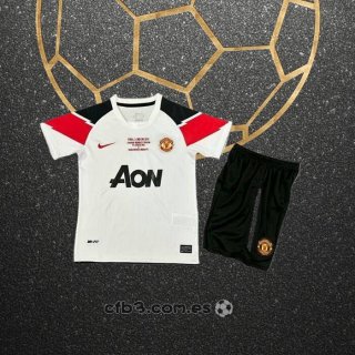 Retro Camiseta Manchester United Segunda Nino 2010-2011