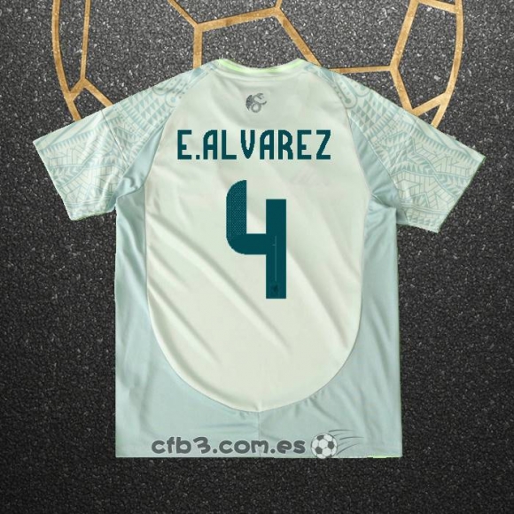 Camiseta Mexico Jugador E.Alvarez Segunda 2024