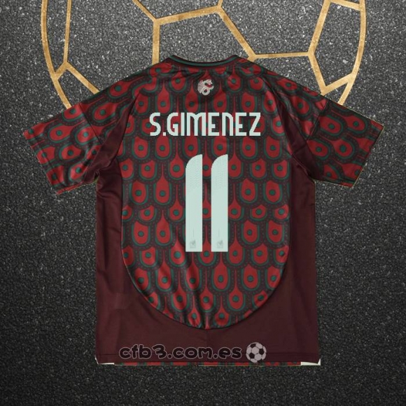 Camiseta Mexico Jugador S.Gimenez Primera 2024