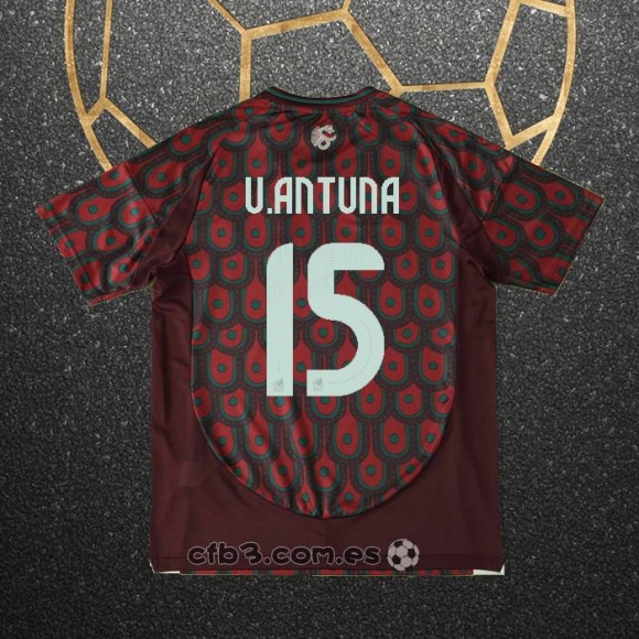 Camiseta Mexico Jugador U.Antuna Primera 2024