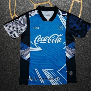 Camiseta Pre Partido del Napoli 2024 Azul