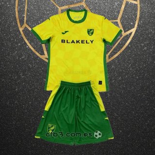 Camiseta Norwich City Primera Nino 24-25