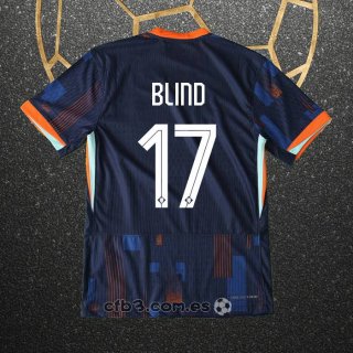 Camiseta Paises Bajos Jugador Blind Segunda 2024