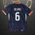 Camiseta Paises Bajos Jugador De Vrij Segunda 2024