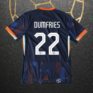 Camiseta Paises Bajos Jugador Dumfries Segunda 2024