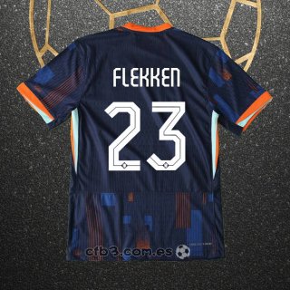 Camiseta Paises Bajos Jugador Flekken Segunda 2024