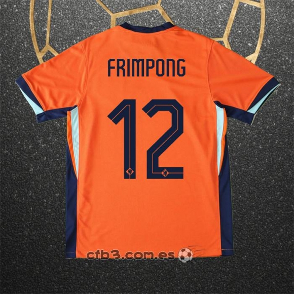 Camiseta Paises Bajos Jugador Frimpong Primera 2024